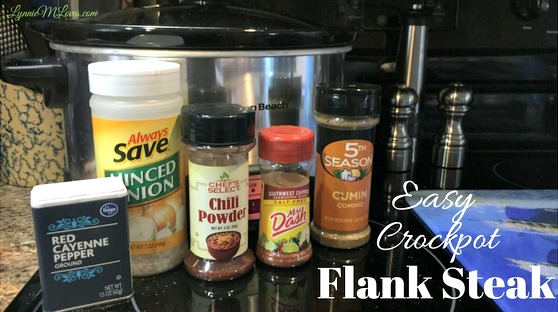 Easy Crockpot Flank Steak