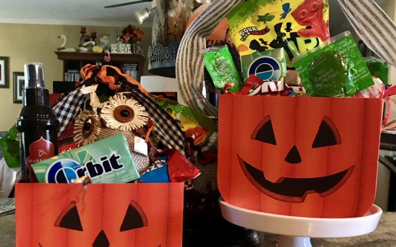 Dollar Tree Halloween Gift Basket